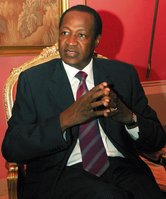 Blaise Compaoré, Président du Faso. Photo : Lindependantguinée.com