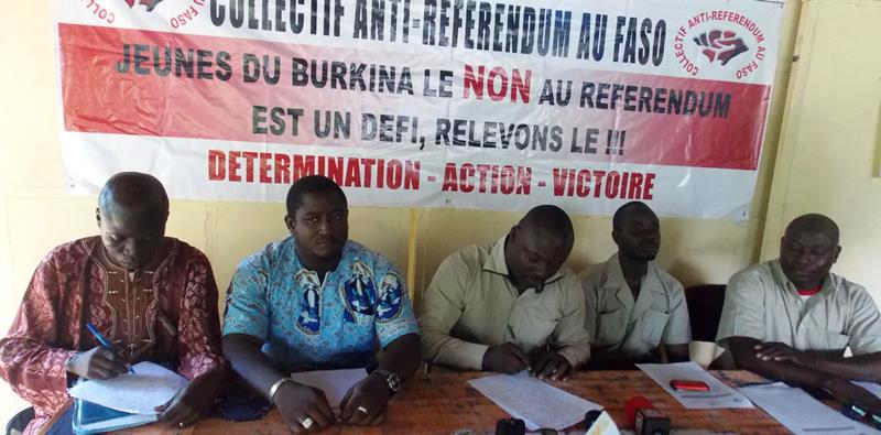 CAR, collectif anti referendum, agression, Ouagadougou, Blaise Compaoré