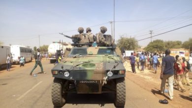 Armée française convoi français Kaya Burkina Faso France