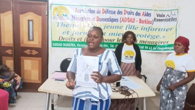 L’Association de défense des droits des aides ménagères et domestiques (ADDAD-Burkina)