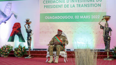 Le lieutenant-colonel Paul-Henri Sandaogo Damiba