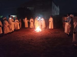 La bénédiction du feu sacré 