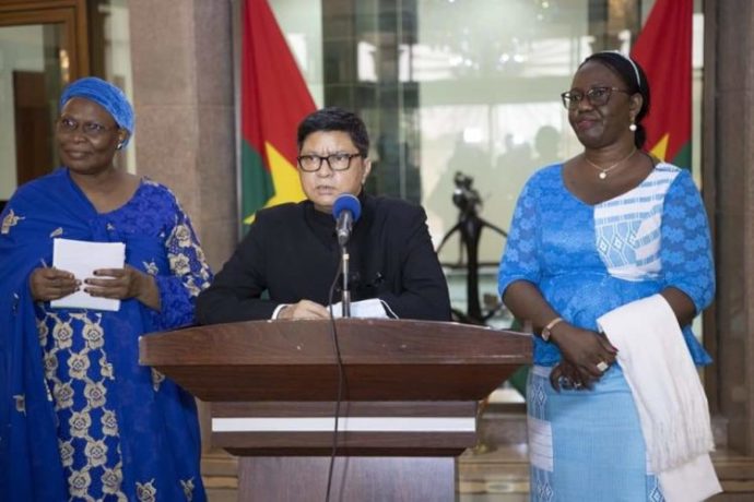 L'Ambassadeur de l’Inde fait ses adieux au Président du Faso