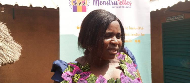Adeline Tiendrébeogo, Présidente de l'association Menstru’elles