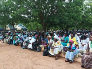 Les fidèles venus des quatre coins du Burkina Faso 