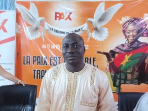 Roger Minoungou responsable programme Sahel et représentant Pays ONG PAX