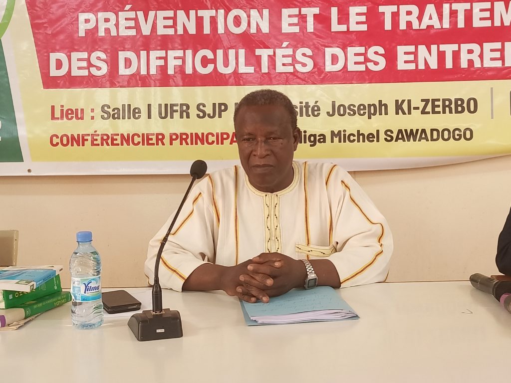 Pr Filiga Michel Sawadogo, conférencier