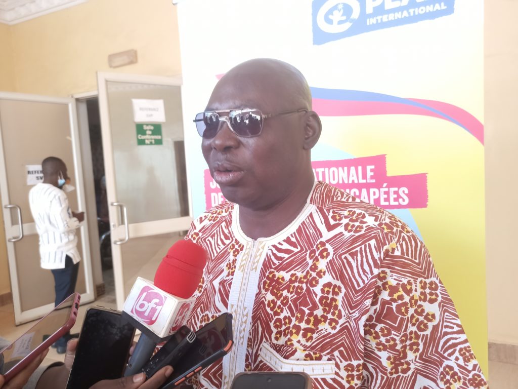 Marcellin Kaboré président de l'Union des Burkinabè des associations des personnes handicapées moteur