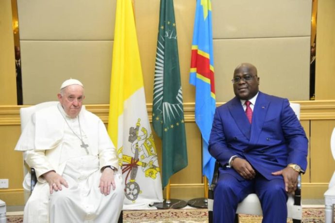 Le Pape François en RDC (Photo : Présidence de la RDC)