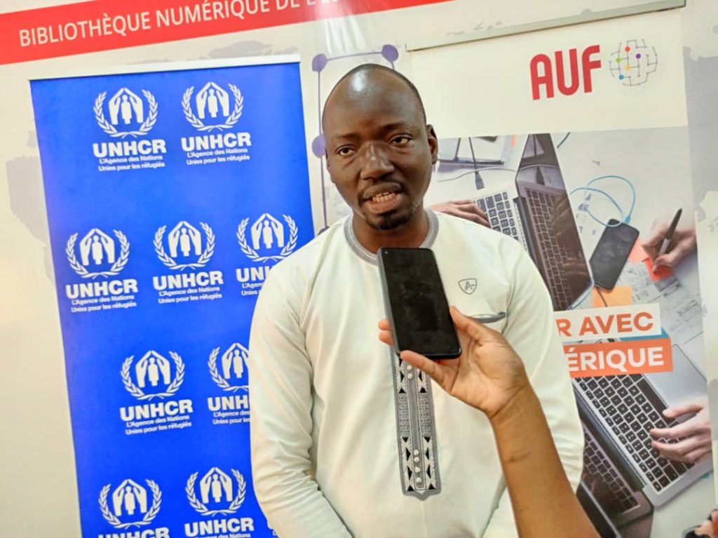 Théophile Ouangrawa, responsable du bureau national de l’Agence Universitaire de la Francophonie