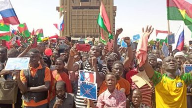 Manifestation de soutien à la Transition à la Place de la Nation de Ouagadougou