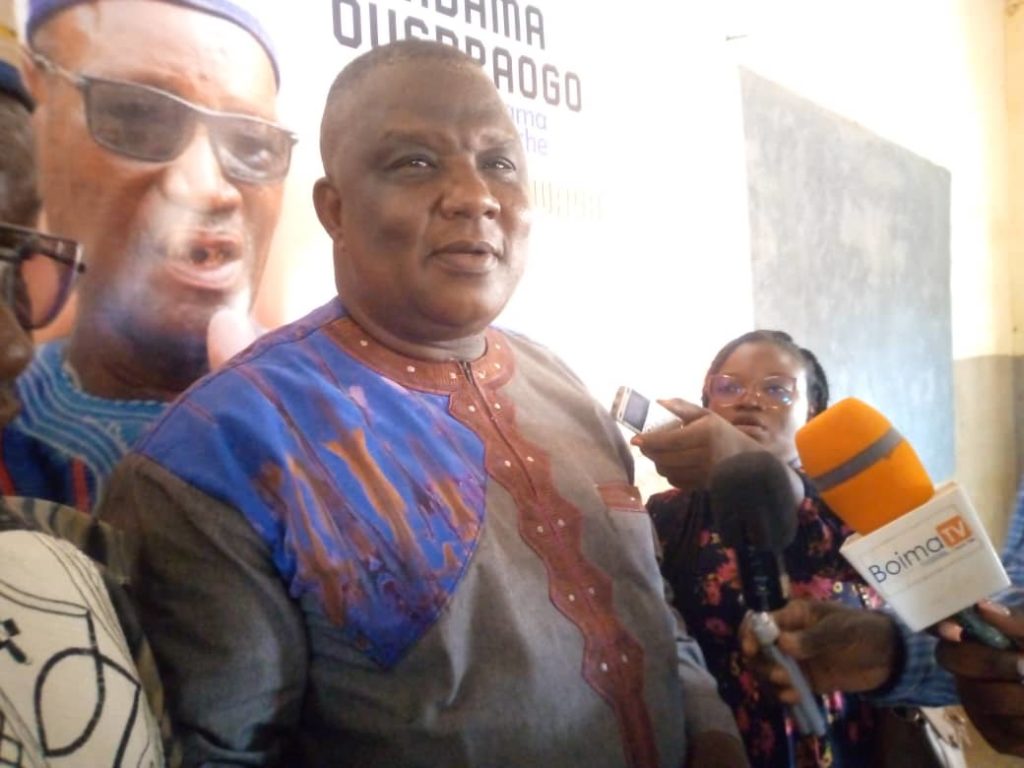 Bamos Théo, coordonnateur général de la célébration des 50 ans de carrière de Adama Ouédraogo dit Gauche 
