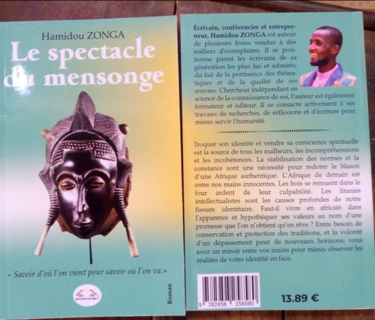 Le 5e livre de Hamidou Zonga intitulé « le spectacle du mensonge »