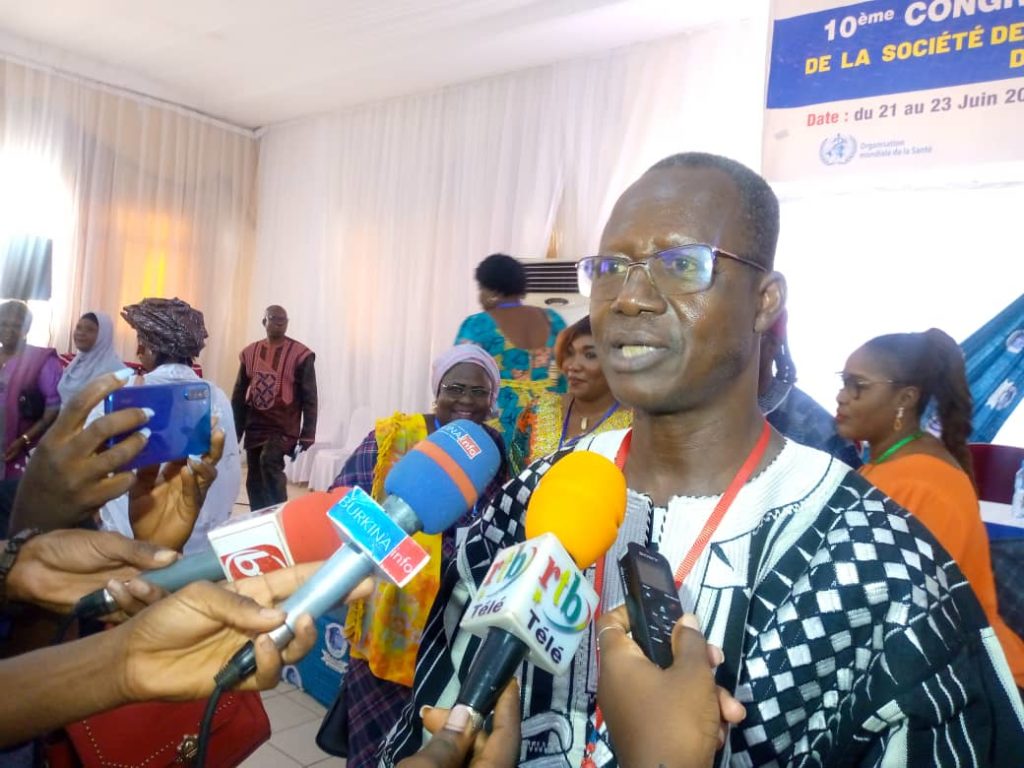 Der Adolph Somé, président du comité d’organisation du 10e congrès de la SOGOB