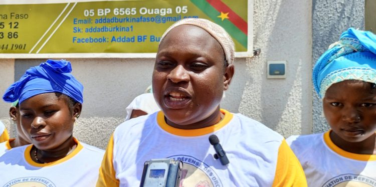 Sakinatou Ouédraogo, présidente de l'association 