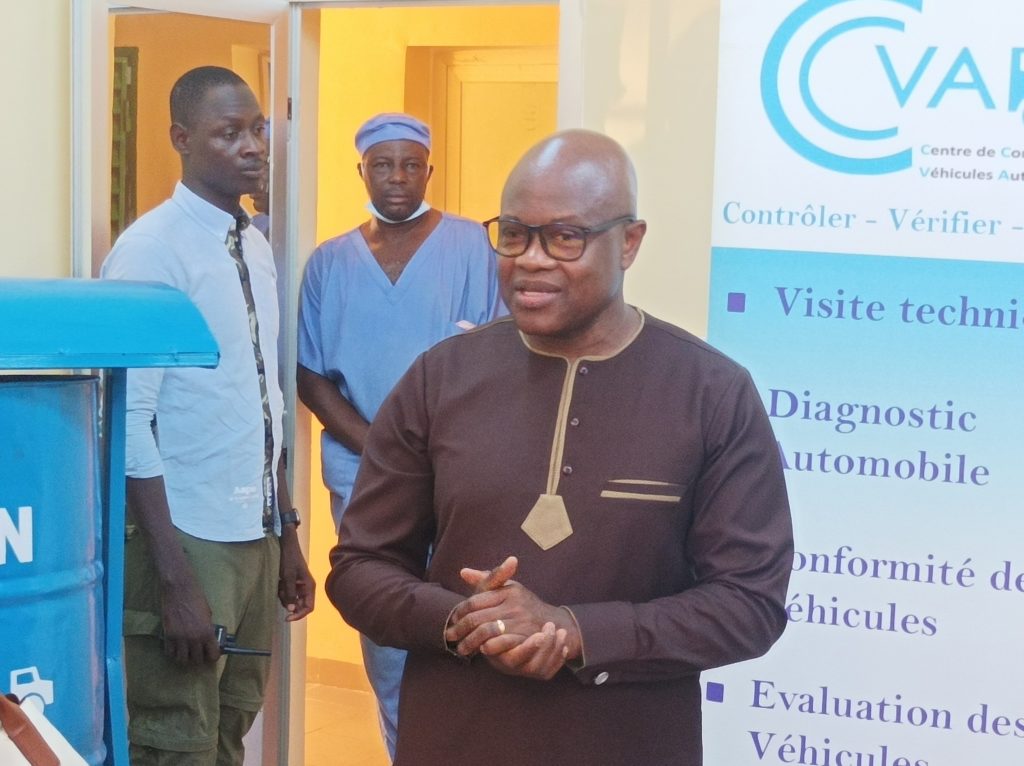 Dr Lucien Robert Jean-Claude Kargougou, ministre de la santé et de l'hygiène publique.