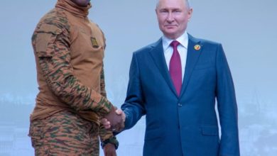 Capitaine Ibrahim Traoré et Vladimir Poutine