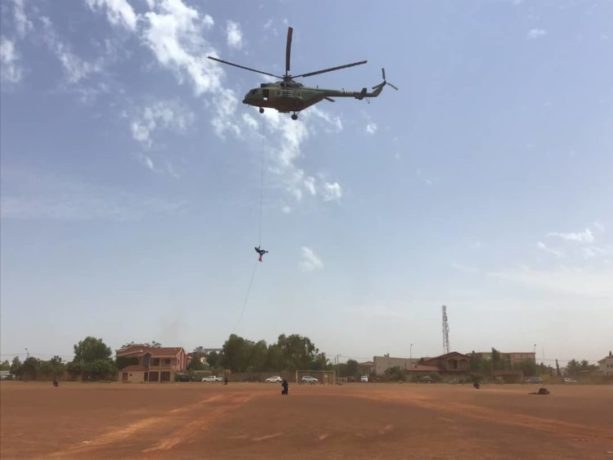 Hélicoptère de l’armée du Burkina