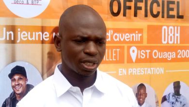 Herman Congo, gérant de l’entreprise Baraka et BTP et président de l’association des jeunes bâtisseurs du Burkina Faso et promoteur du projet de formation « un jeune, un métier d’avenir »