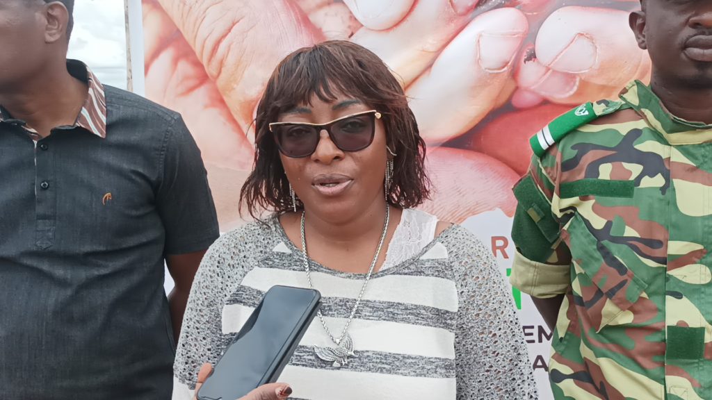 Mamata Saré/Fofana, présidente du « comité vert » de l'association...