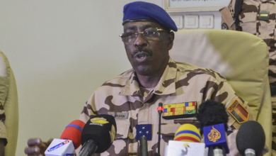 Le général Daoud Yaya Brahim, ministre tchadien de la Défense, à N’Djamena, le 6 mai 2021. © DJIMET WICHE/AFP