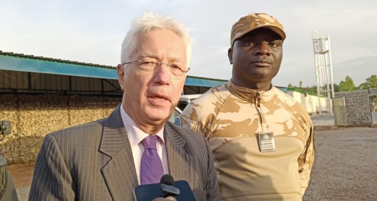 Dr Bernd von Münchow-Pohl, chargé d'affaires à l'ambassade de l'Allemagne au Burkina