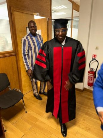Boukaré Compaoré a soutenu sa thèse de doctorant en Science de gestion à l’Académie des sciences et Management de Paris