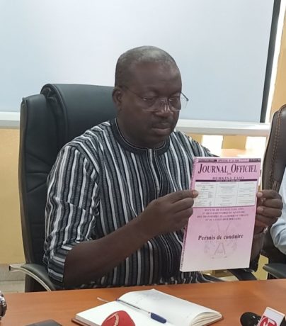 Colonel Kanou Coulibaly, directeur général des transports terrestres et maritimes