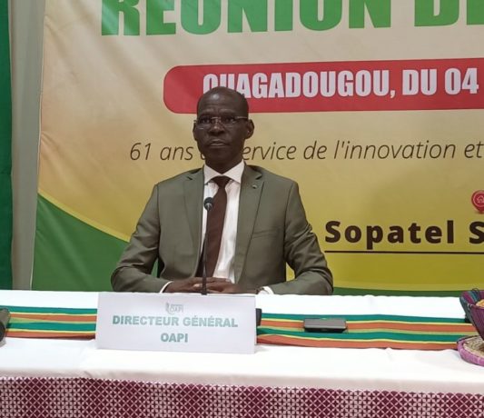 Denis Bohoussou, directeur général de L'OAPI 