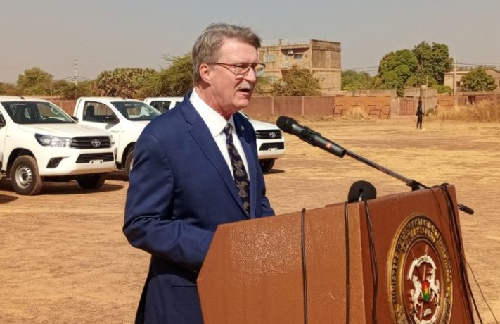 Eric Whitaker, chargé d'affaires à l'ambassade des États-Unis a.i au Burkina Faso 