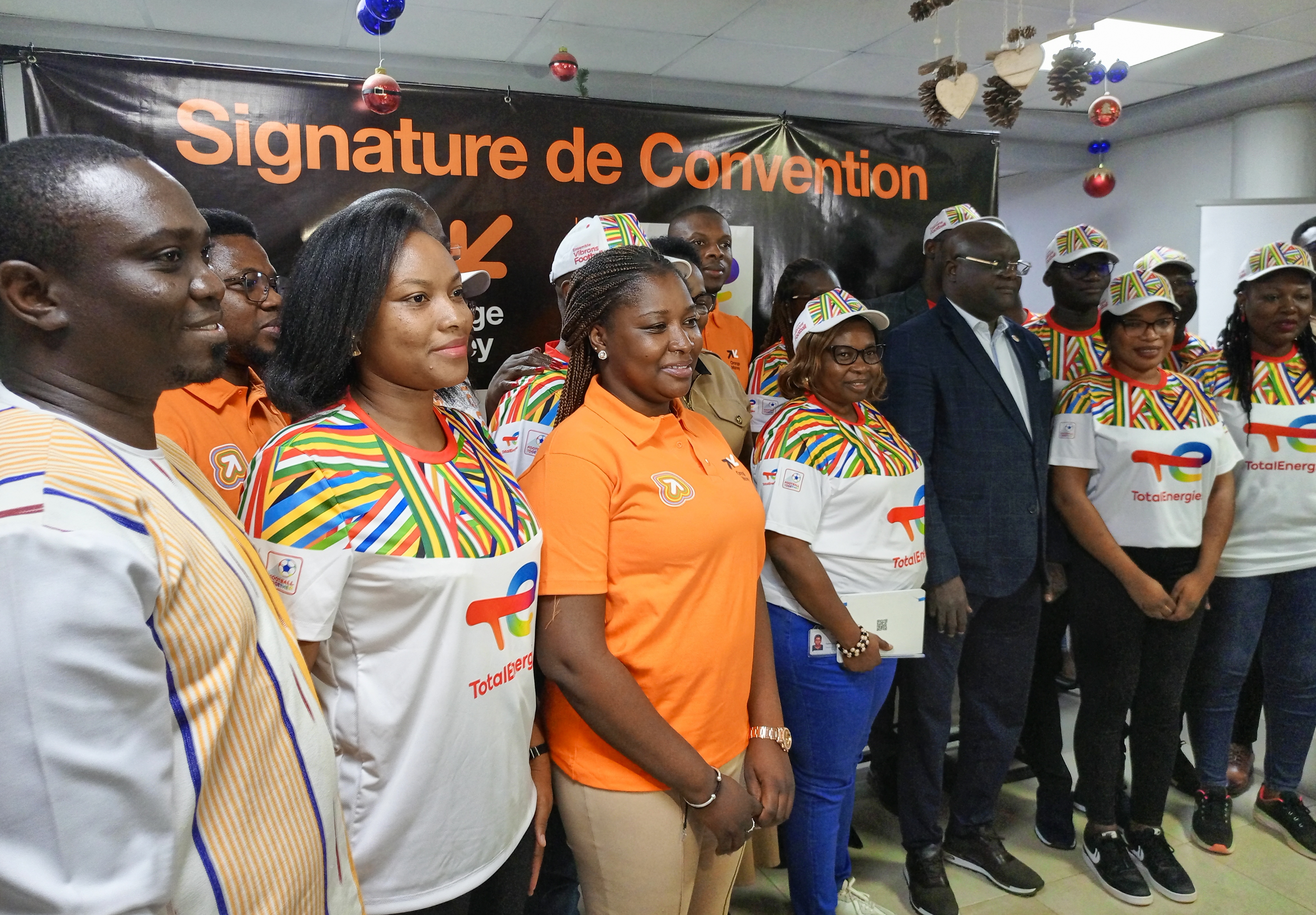 Les agents de Orange Money Burkina Faso et ceux de Total Énergie Marketing Burkina 