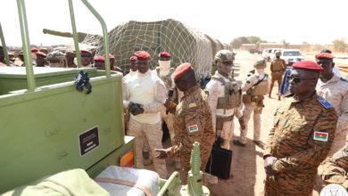 Capitaine Ibrahim Traoré remet du matériel militaire, sécurité défense Burkina