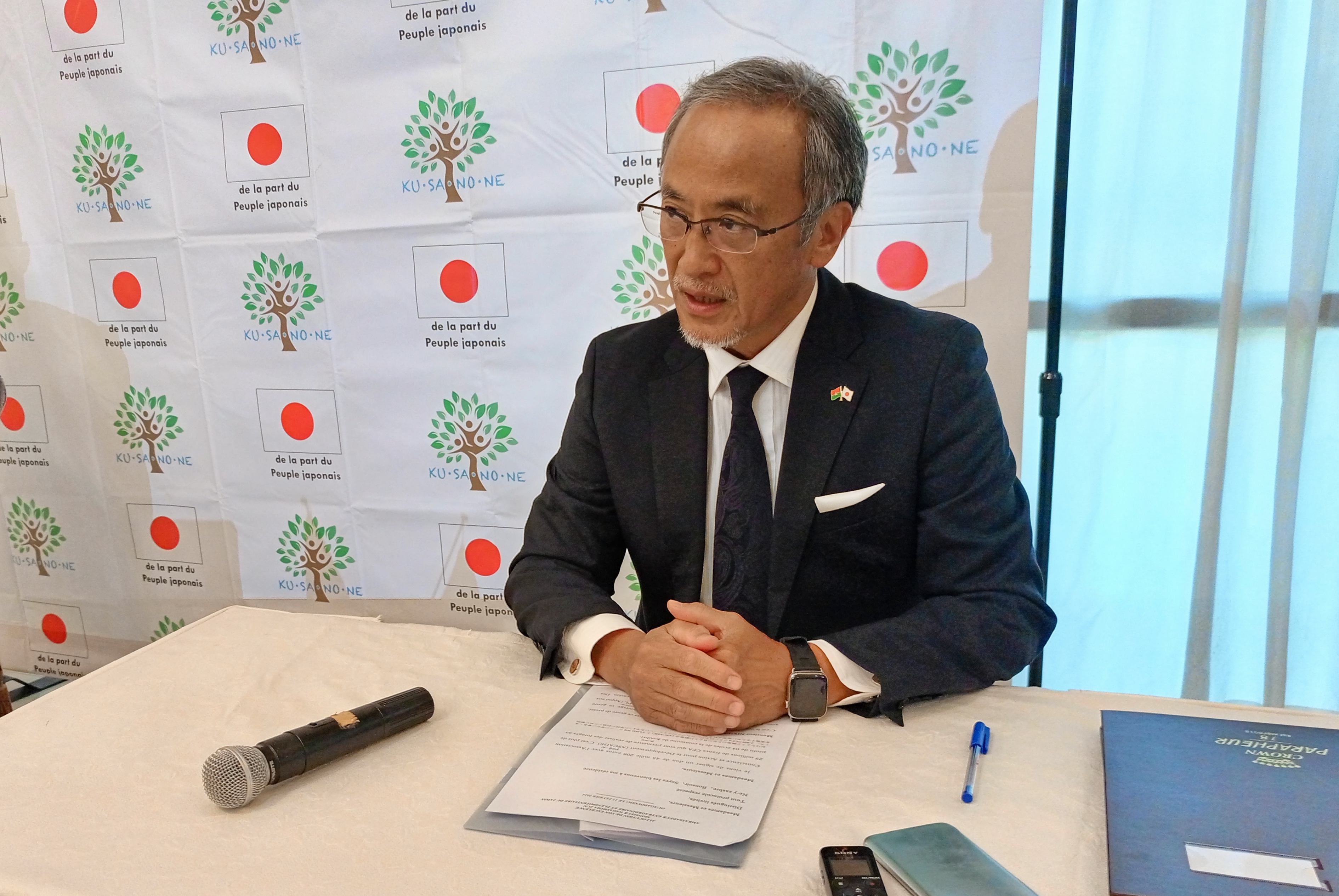 Jun Nagashima, ambassadeur extraordinaire et plénipotentiaire du Japon auprès du Burkina Faso