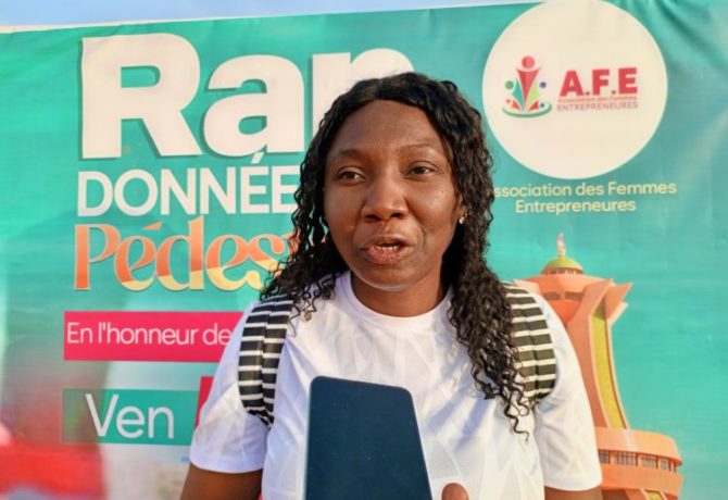 Fatoumata Koudougou, présidente de l'Association