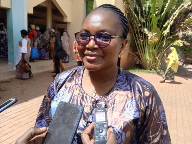 Azéta Nana/Nyampa, présidente de l’association féminine Yamyonkba pour la paix dans le monde
