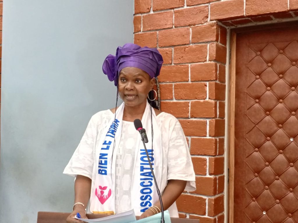 Sylvie Zongo, présidente de l’association Bien le Tama