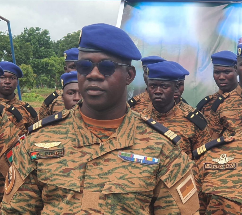 Le Commandant en second de la Base aérienne 210 de Bobo-Dioulasso, le Capitaine Ali Porgo