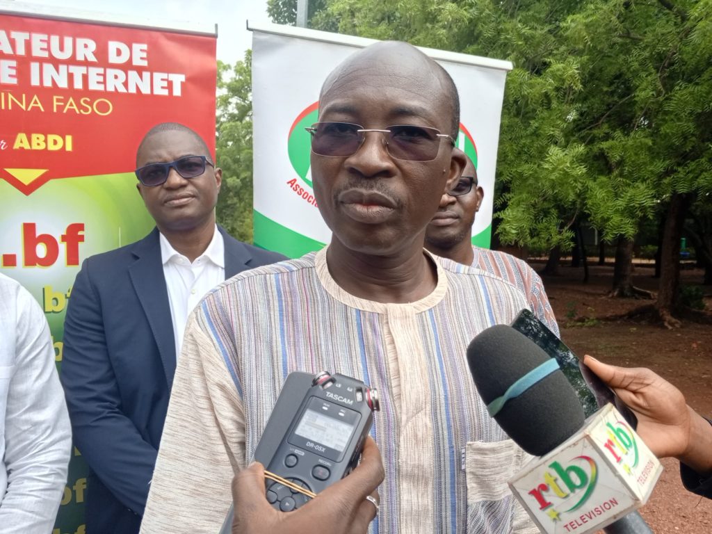Bernard Yaméogo, président du conseil d'administration de l’Association Burkinabé des Domaines Internet 