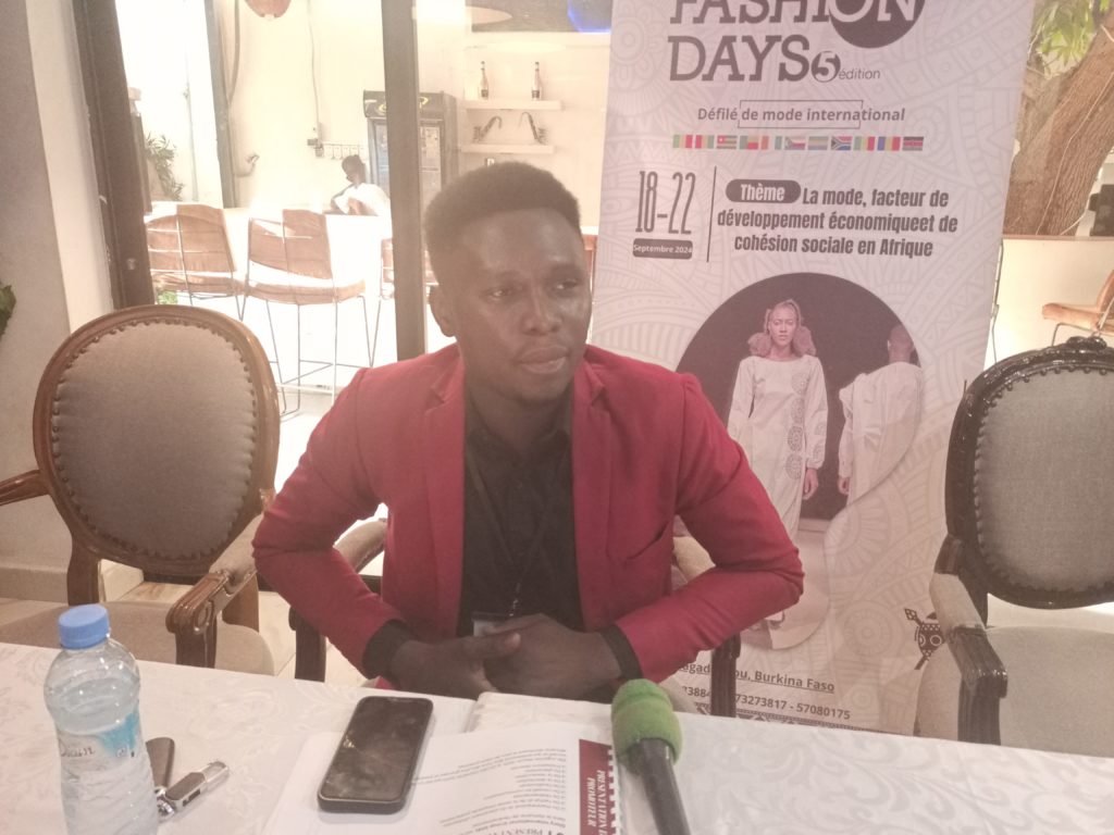 Landry Sanogo, promoteur de la Glory Fashion Days