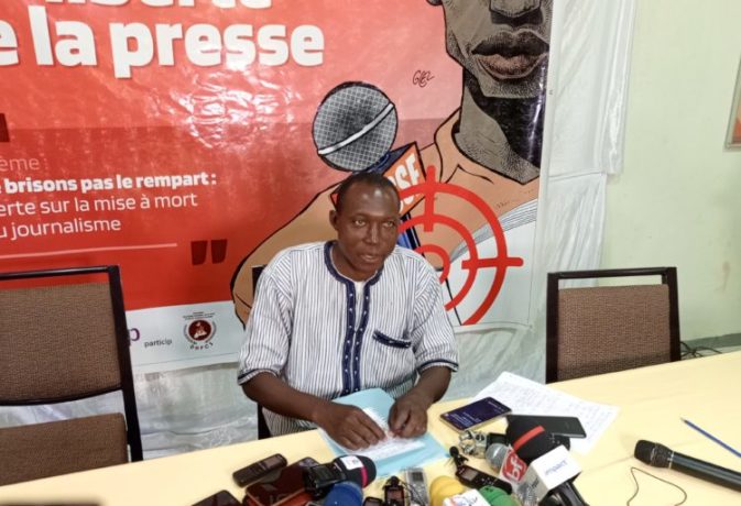 Guezouma Sanogo, président du comité de pilotage du Centre national de presse Norbert Zongo 