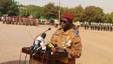 Le ministre d'Etat en charge de la défense, le général de brigade Kassoum Coulibaly