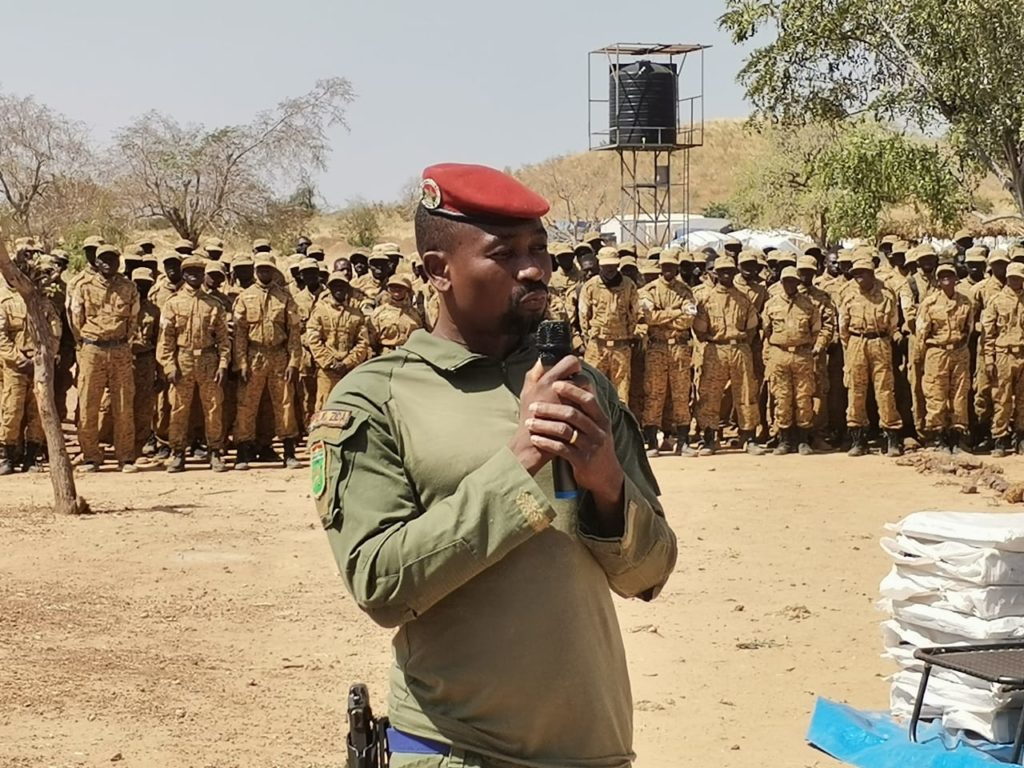 Capitaine Ousseni Zida commandant du centre de formation des VDP de Banogo