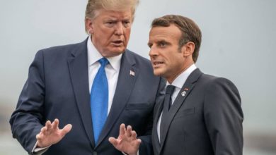 Donald Trump et Emmanuel Macron