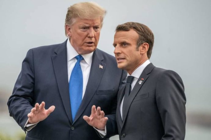 Donald Trump et Emmanuel Macron