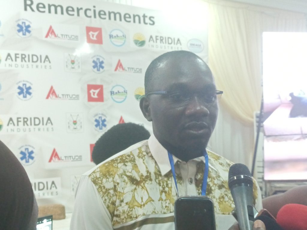 Kévin Zongo, président du comité d'organisation des African Health Awards