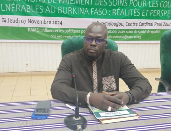 Thomas Ouédraogo, chargé de programme à Diakonia