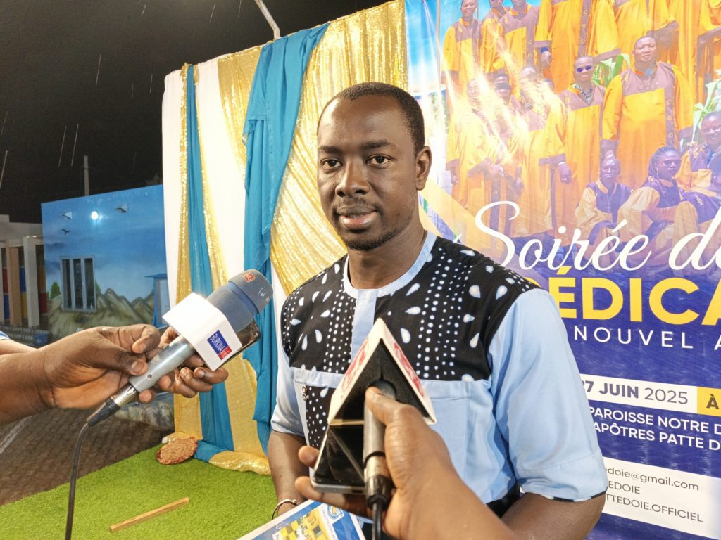 Arnaud Sankima, président de la chorale