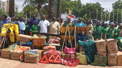 Don de IAMGOLD Essakane SA à la Brigade verte de la ville de Ouagadougou