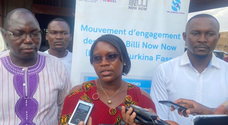 Fidel Kaboré /Kantiono , représentante du ministère des sports de la jeunesse et l’emploi