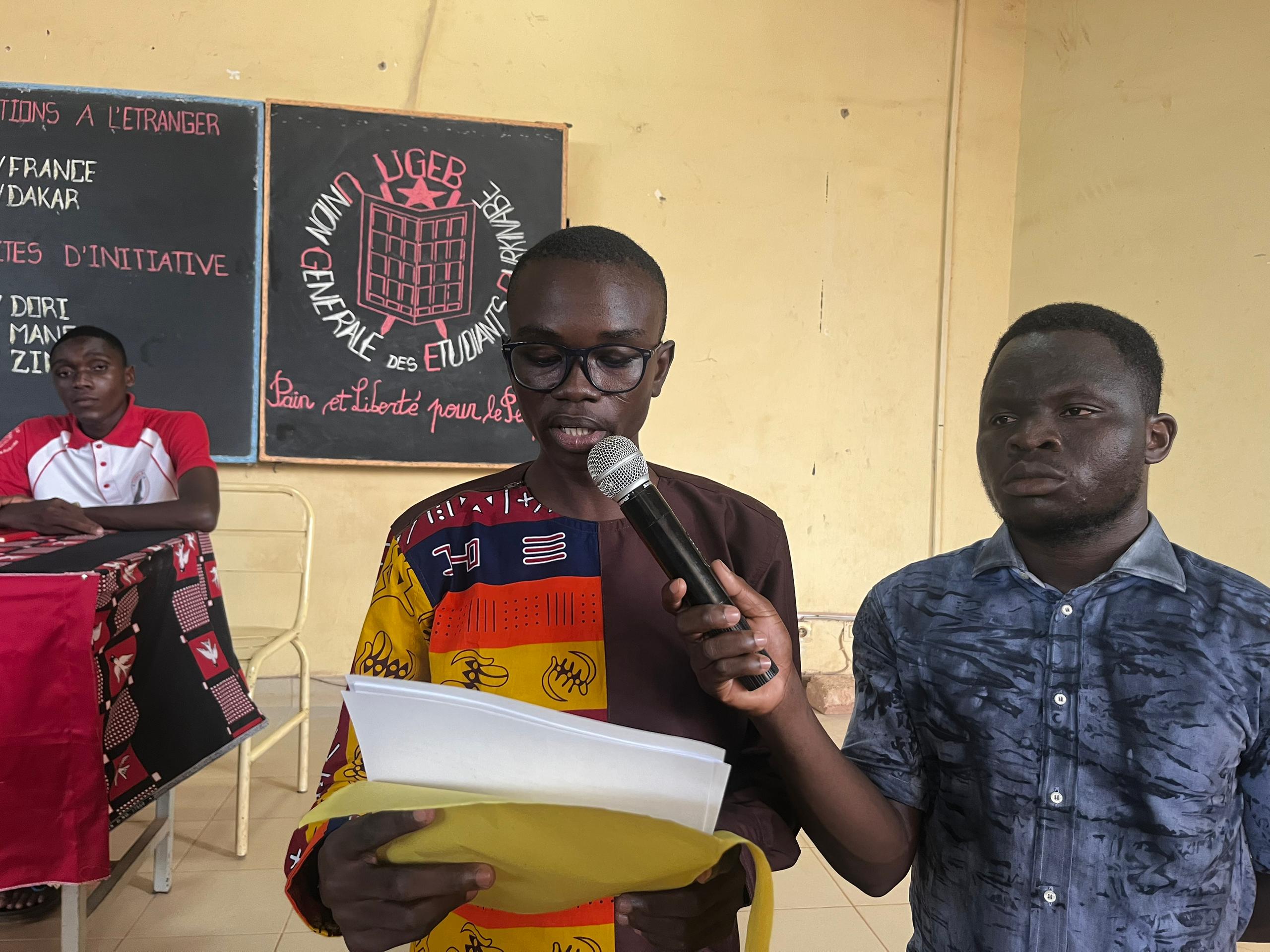 Bertin Bandiangou, président de la Synergie des Élèves et Étudiants du Togo